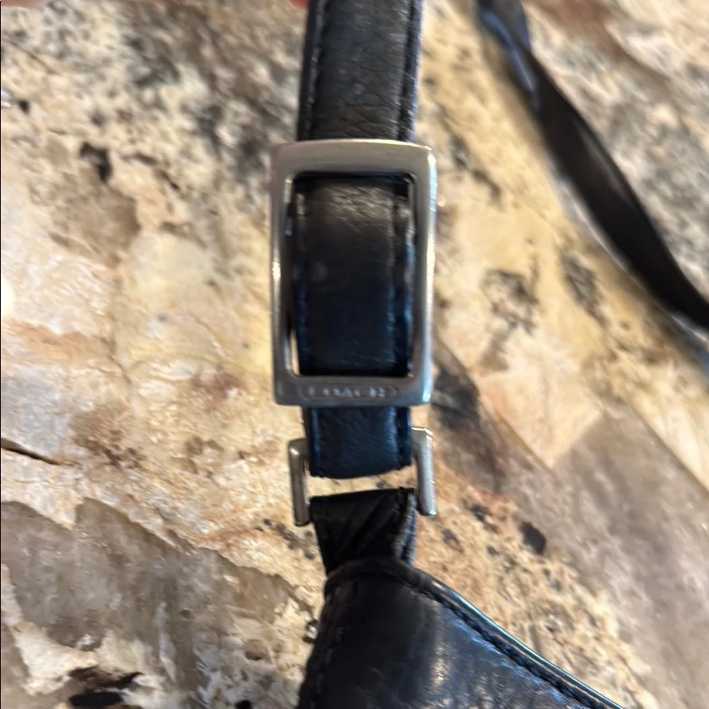 Coach Hudson Vintage Pebbled Leather Crossbody Bag - Picture 2 of 4